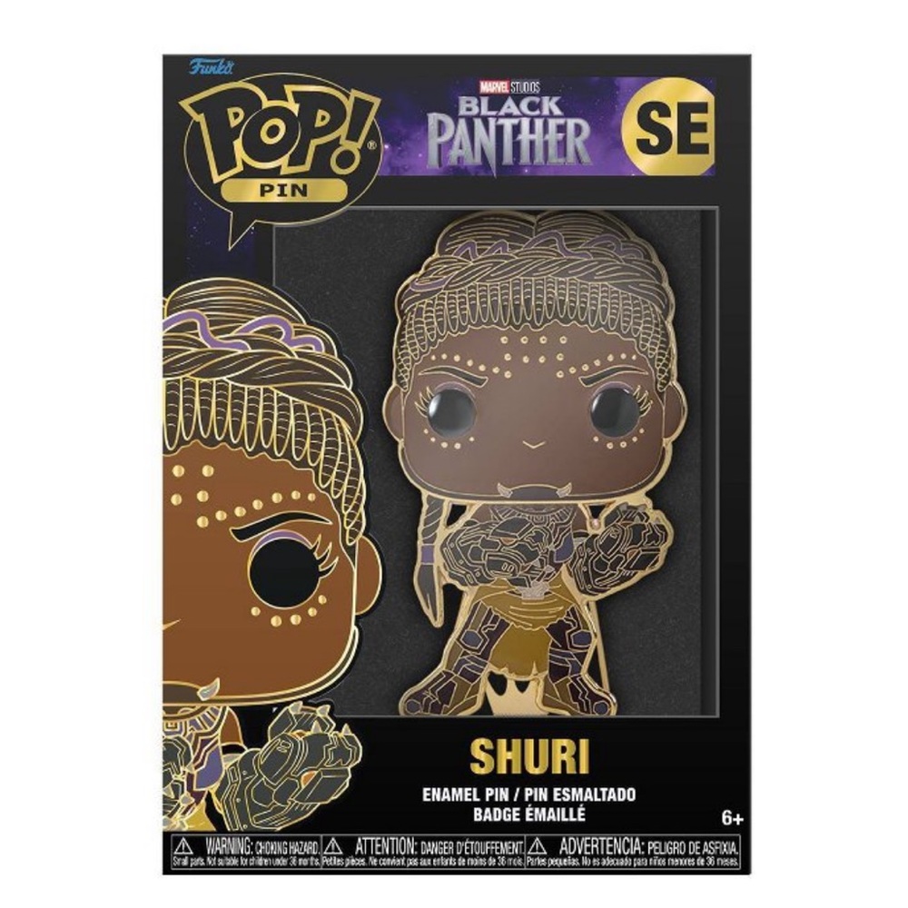 Funky Pops Pin Marvel Black Panther - Shuri Enamel Pin